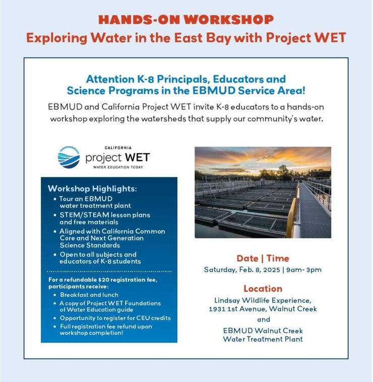 Project WET teacher workshop flyer PDF