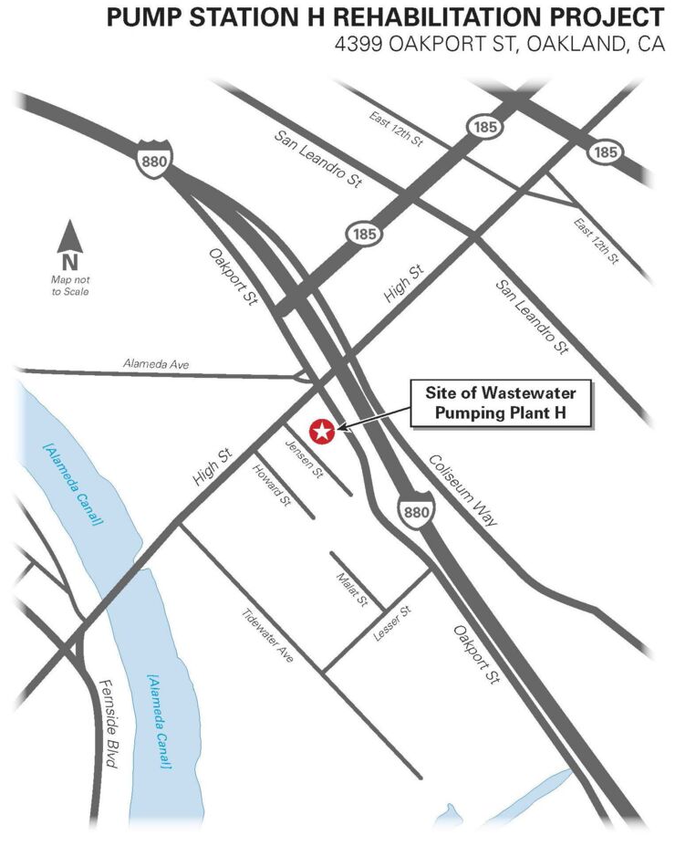 Pumping Plant H Rehab Map