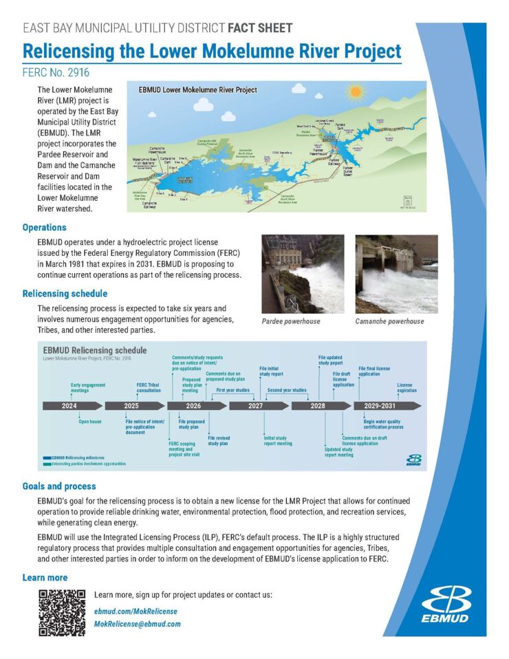 FERC Relicense Fact Sheet